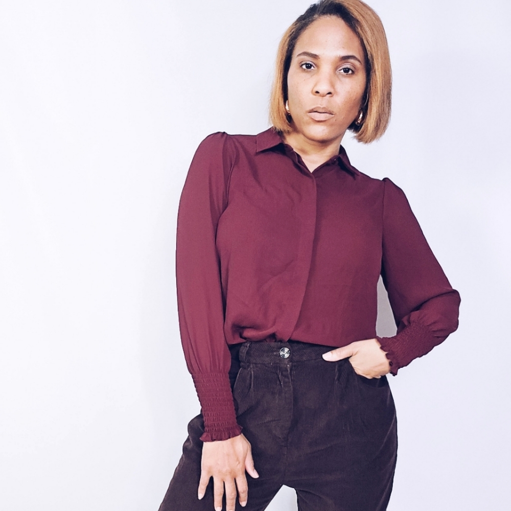 Philosophy Button-down Blouse
